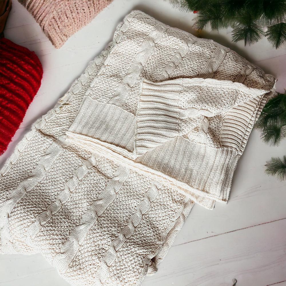 Claret Knit Sweater Throw Gia Roma