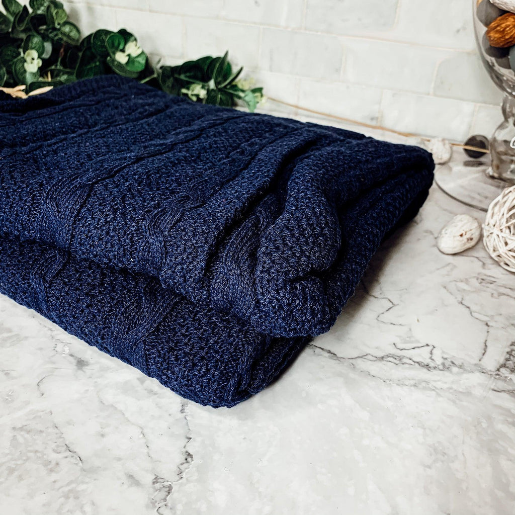 Claret Knit Sweater Throw Gia Roma