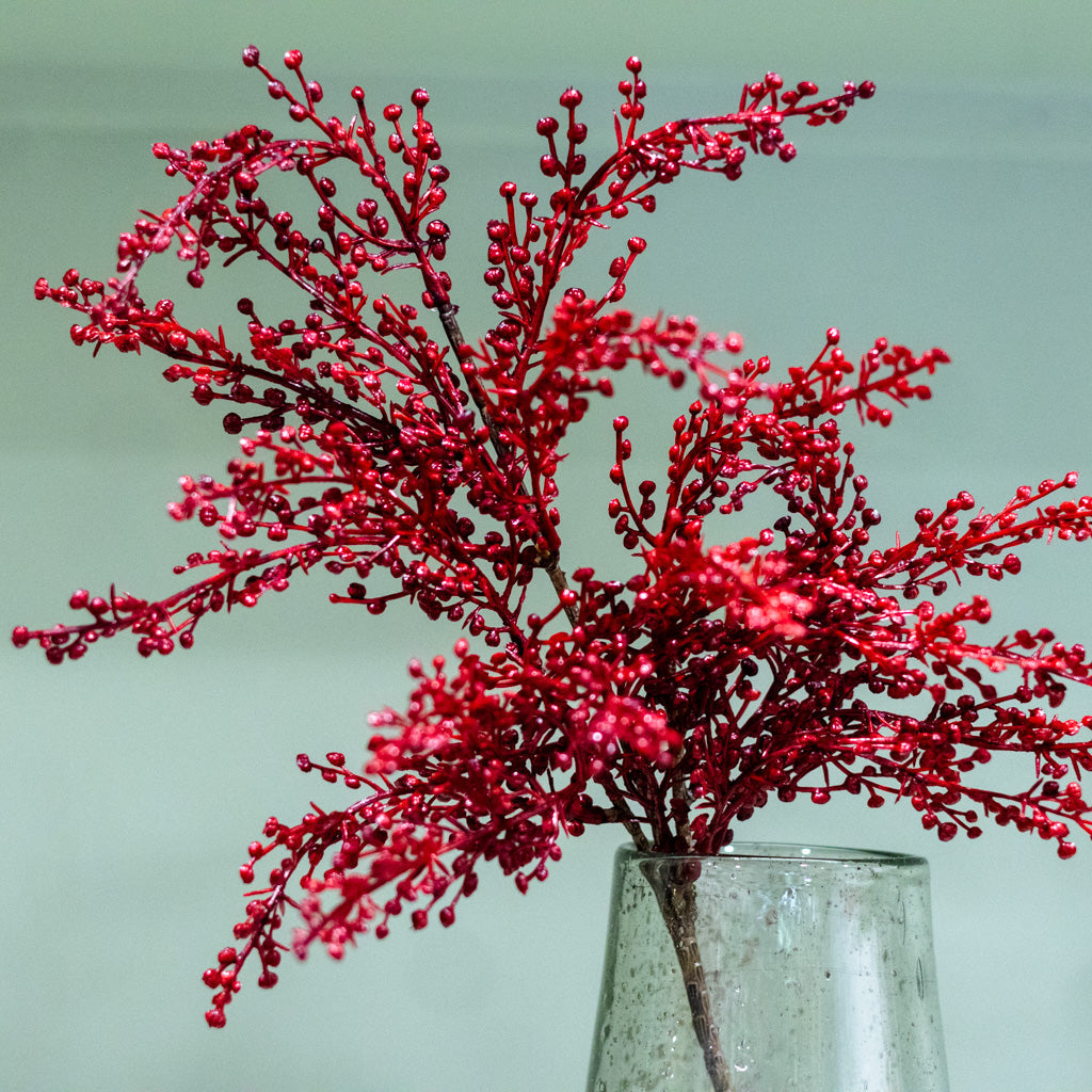 Swedish  Red Pepperberry Pick Branches Designs