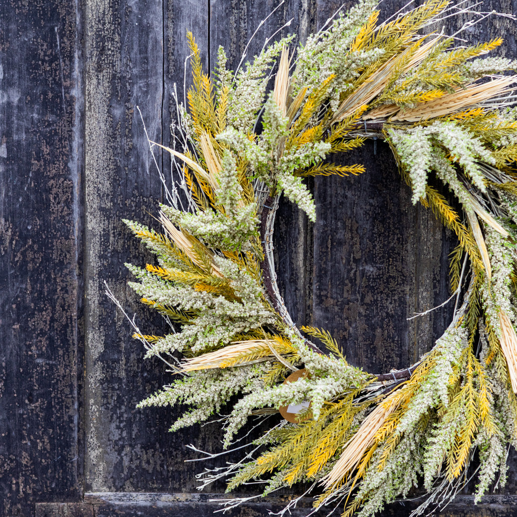 Cream Heather Wreath Branches Designs