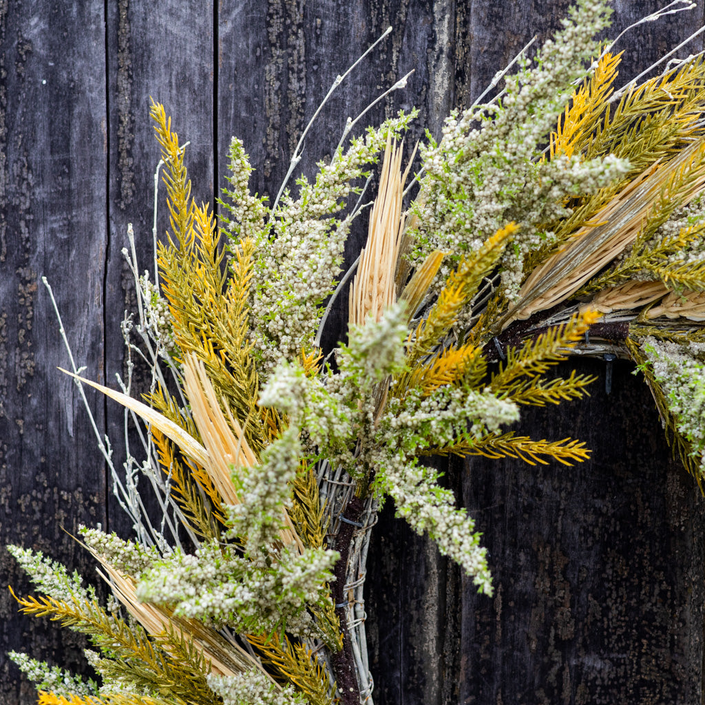 Cream Heather Wreath Branches Designs