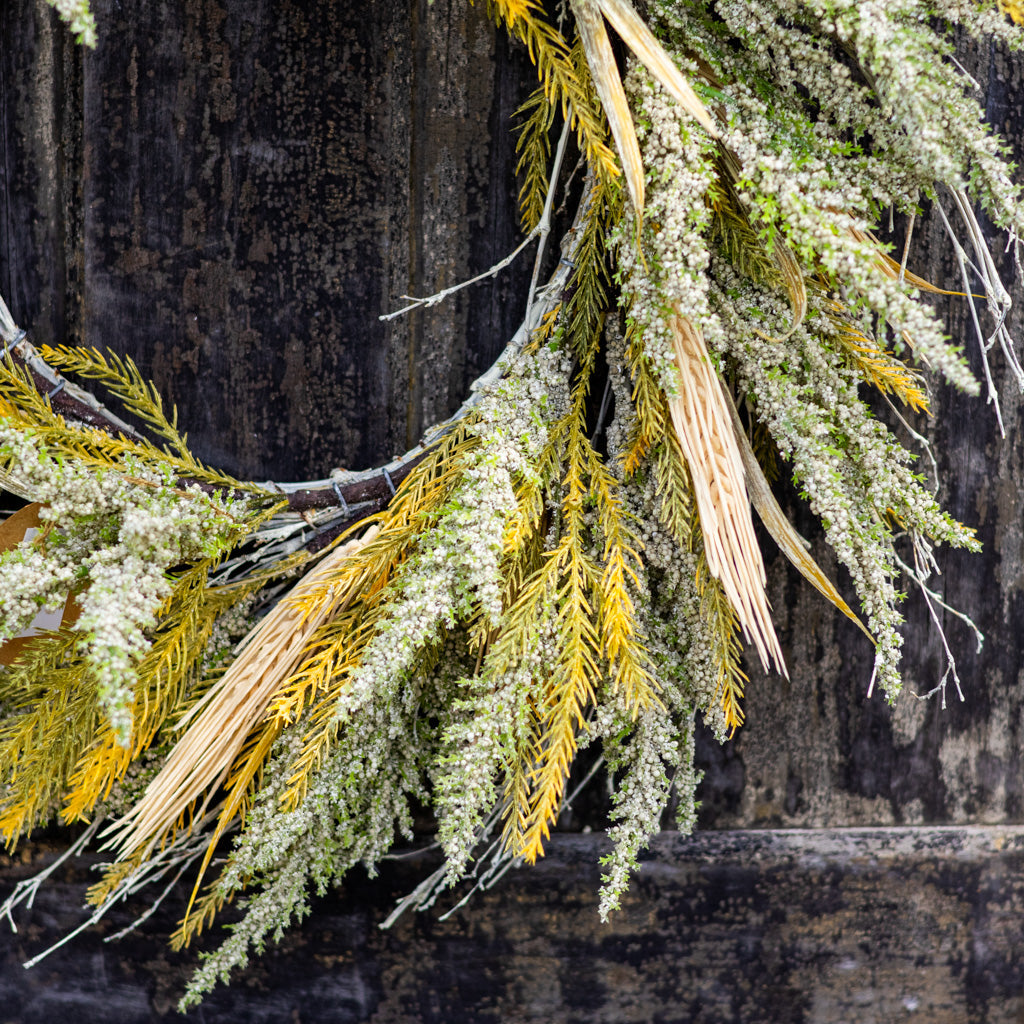 Cream Heather Wreath Branches Designs
