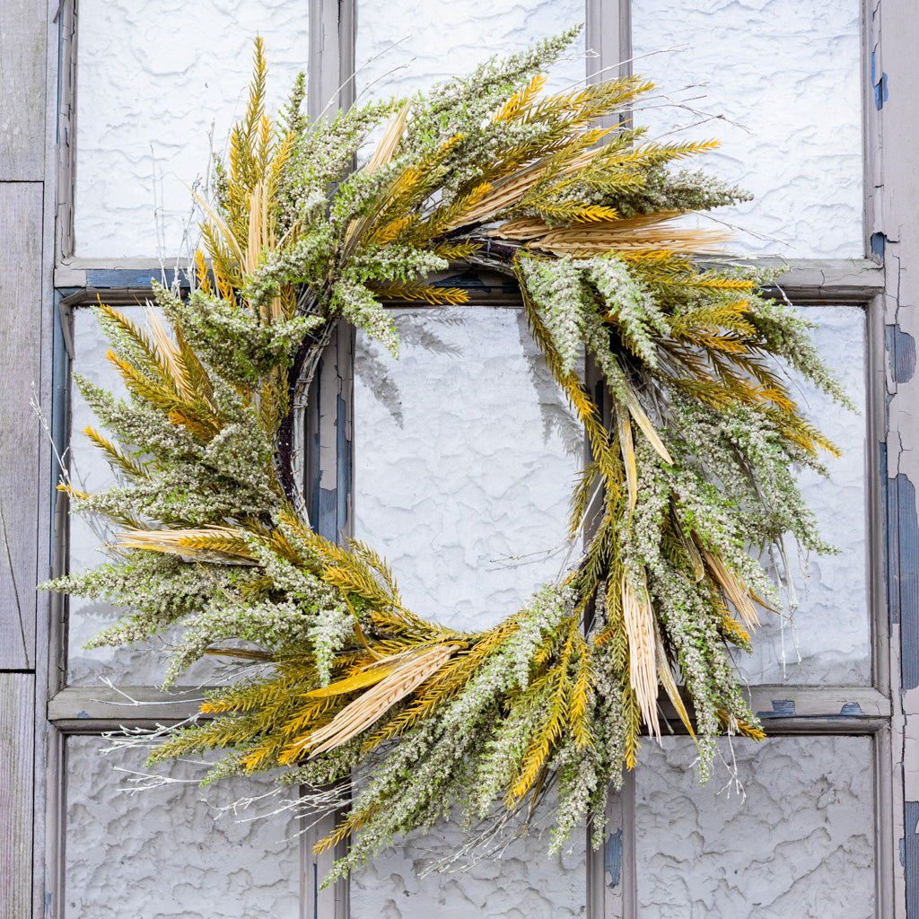 Cream Heather Wreath Branches Designs