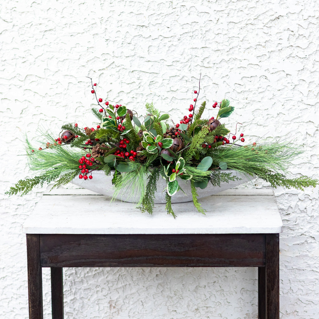 Jingle Bell Holiday Centerpiece Drop In Branches Designs