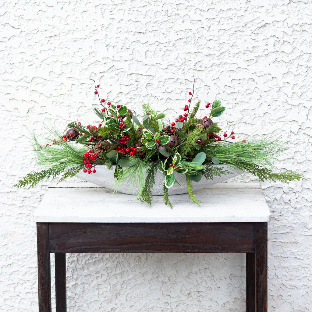 Jingle Bell Holiday Centerpiece Drop In Branches Designs
