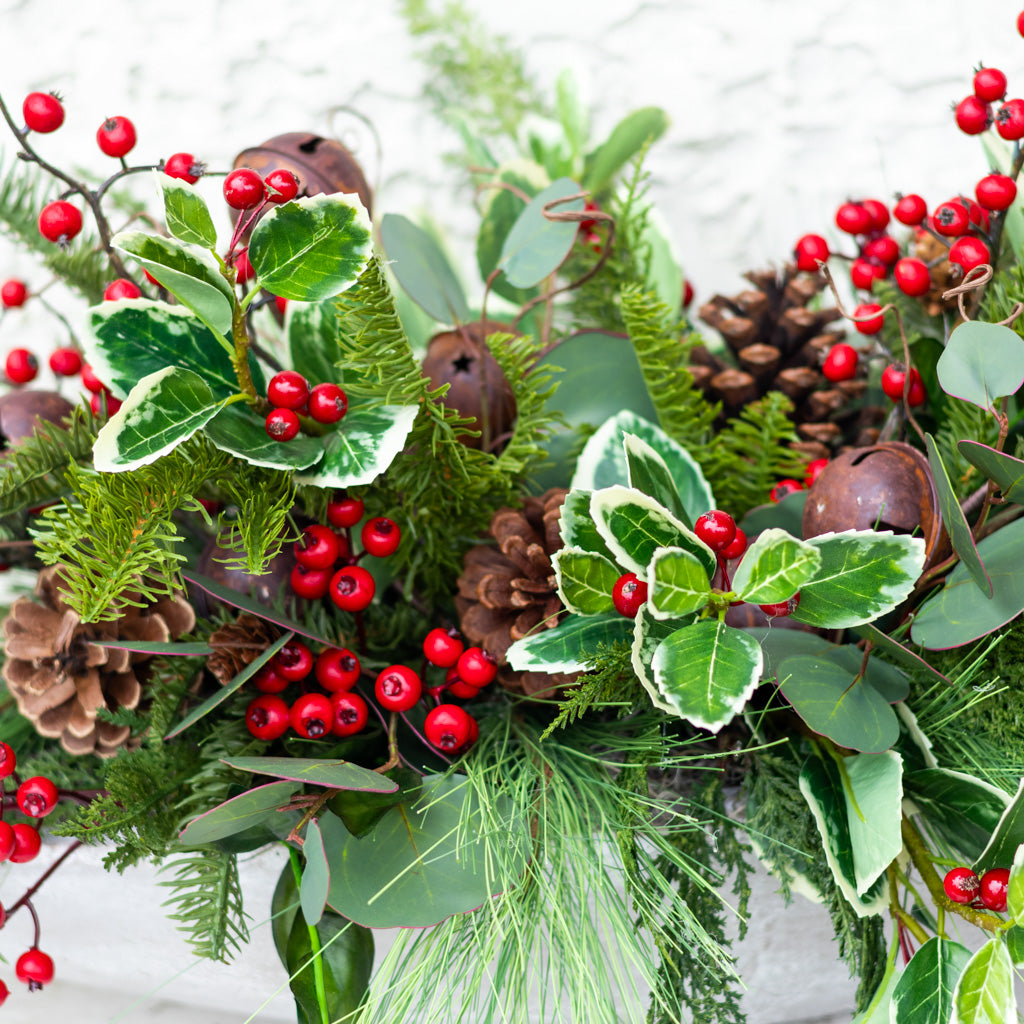 Jingle Bell Holiday Centerpiece Drop In Branches Designs