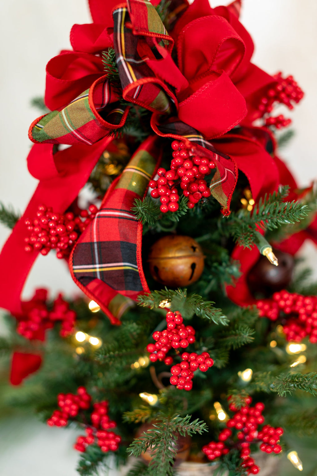 2 ft. Jingle Bell Holiday Pre-Lit Decorated   Tree Branches Designs
