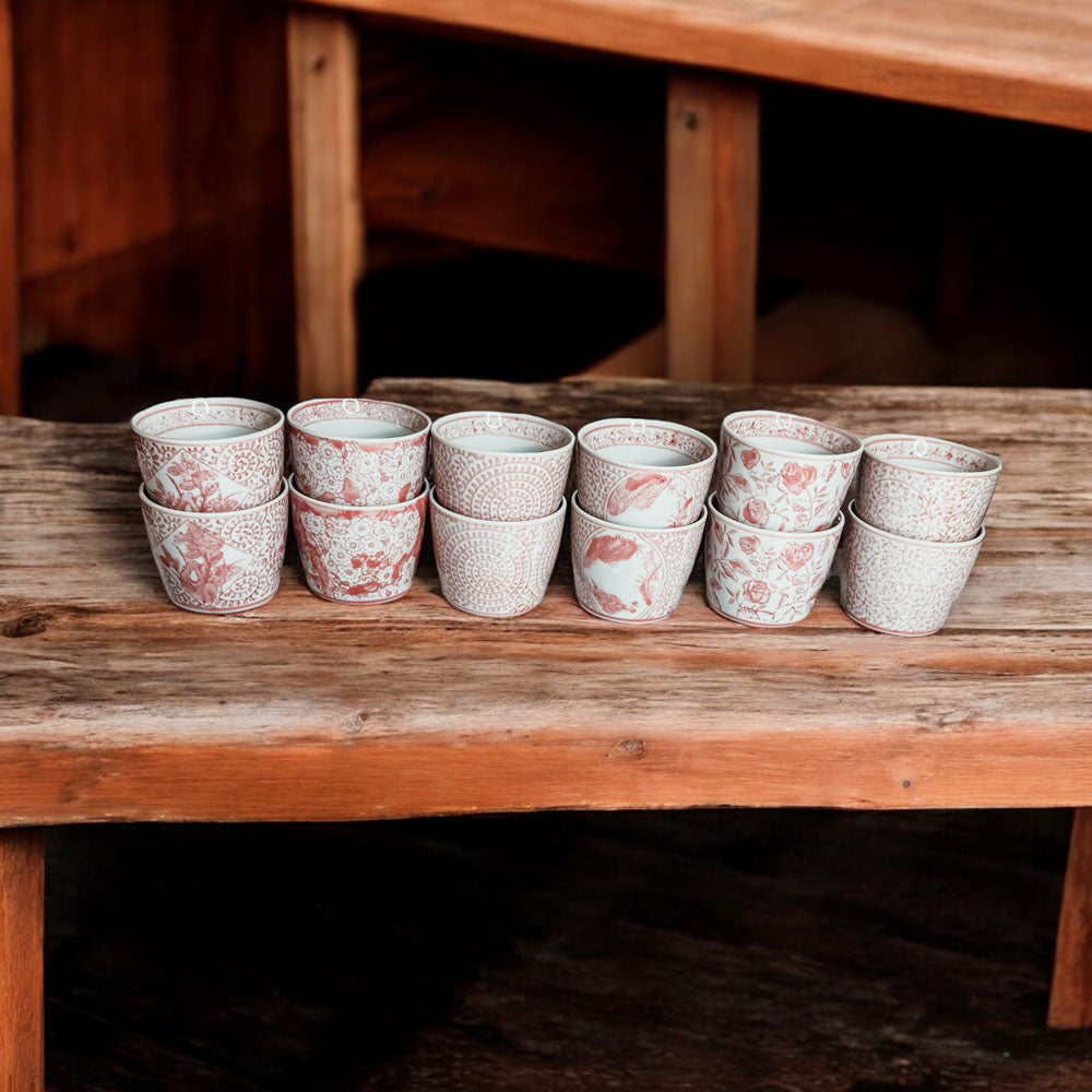 Mini Pink Cachepots Gia Roma