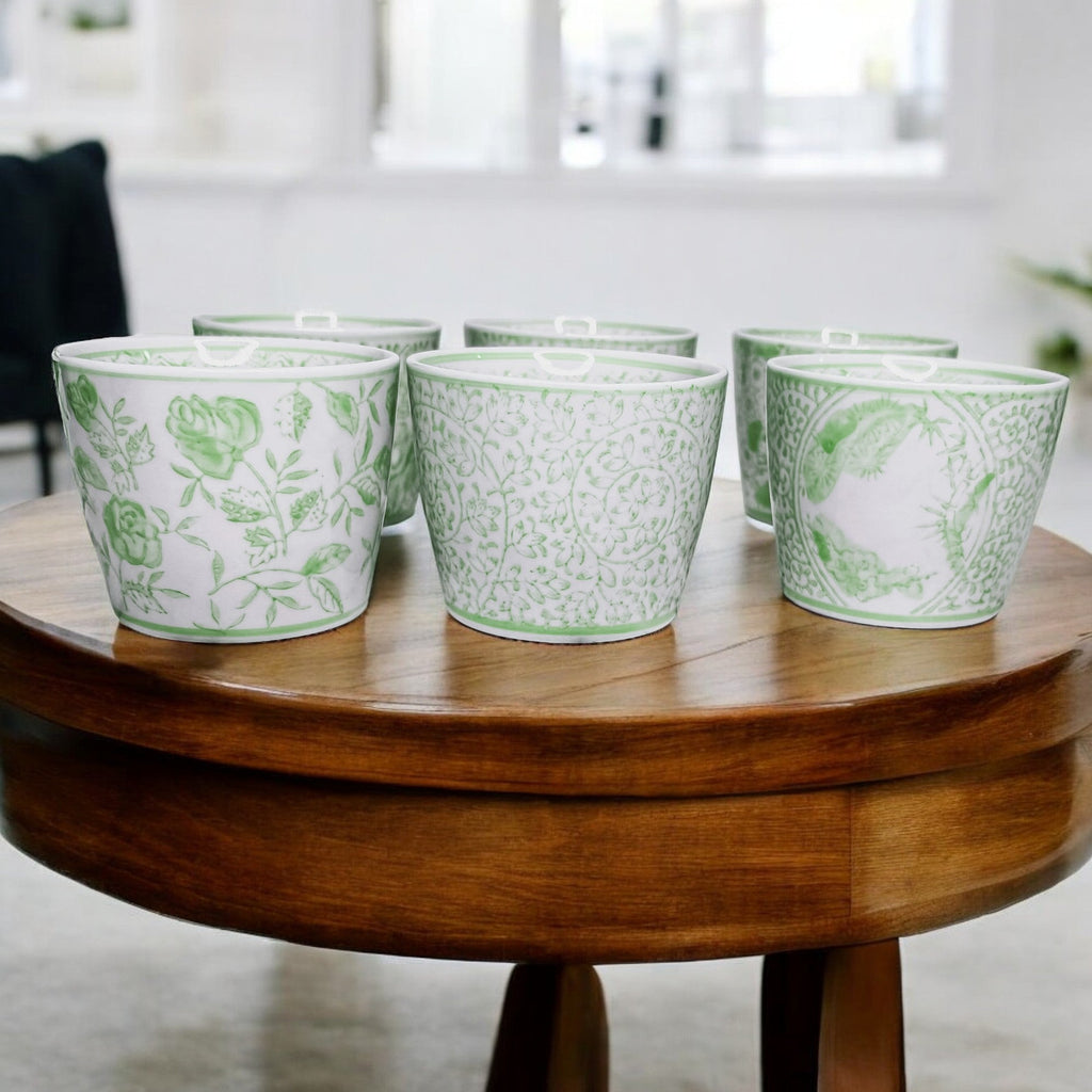 Mini Green Cachepots Gia Roma
