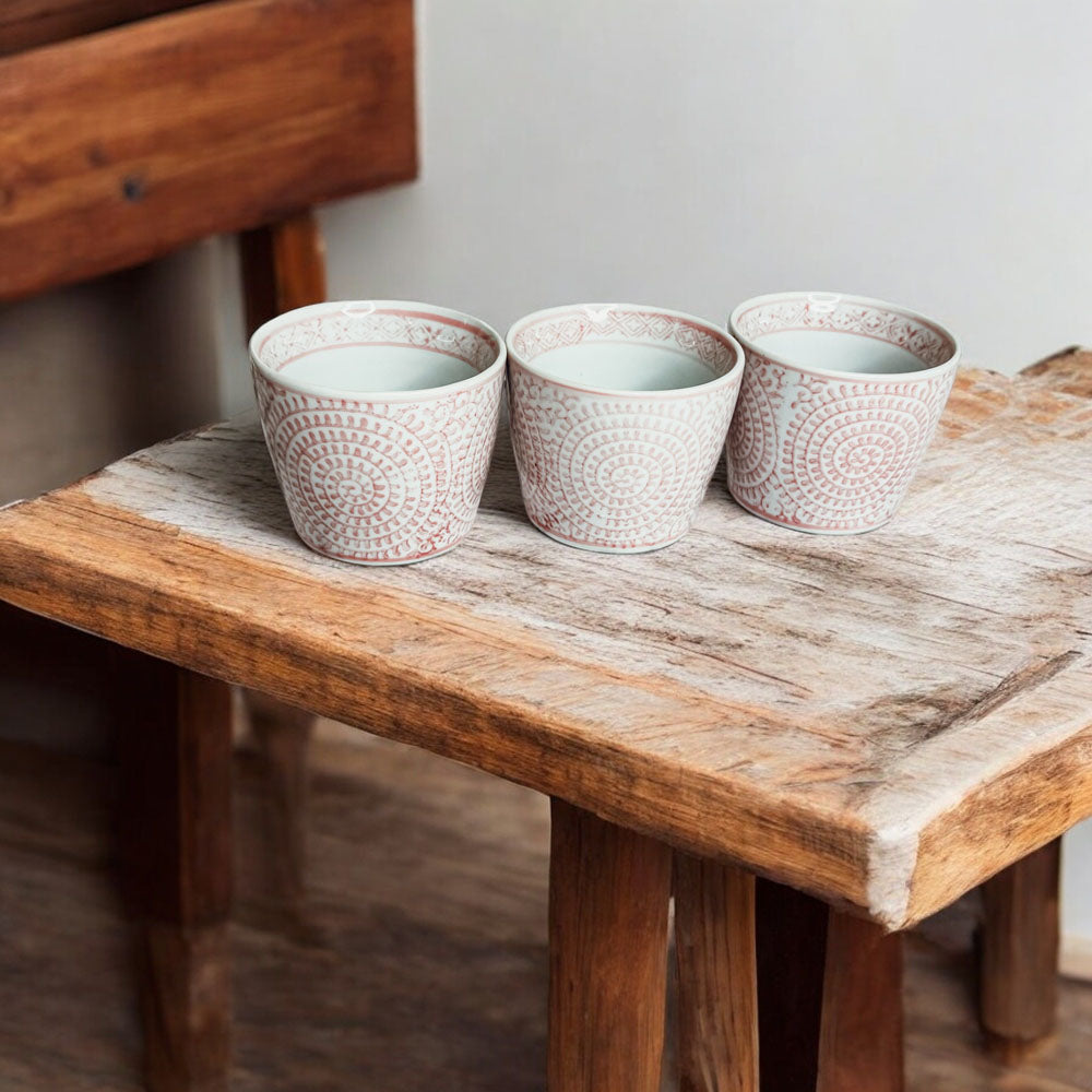 Mini Pink Cachepots Gia Roma