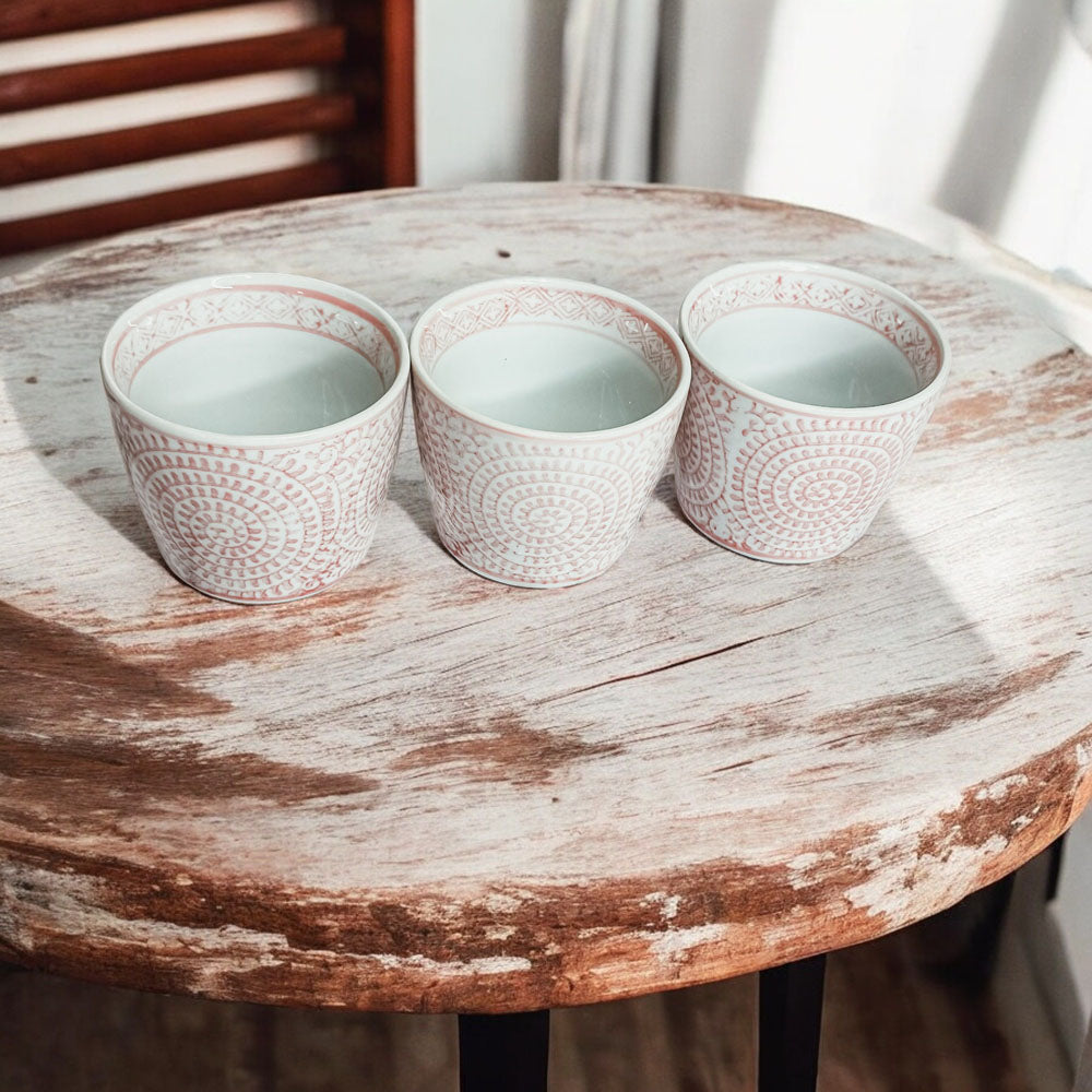 Mini Pink Cachepots Gia Roma