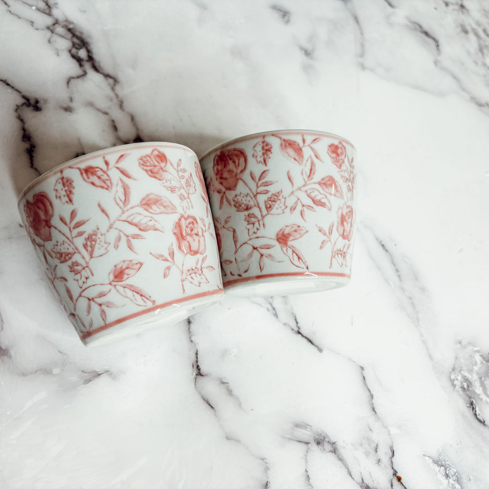 Mini Pink Cachepots Gia Roma