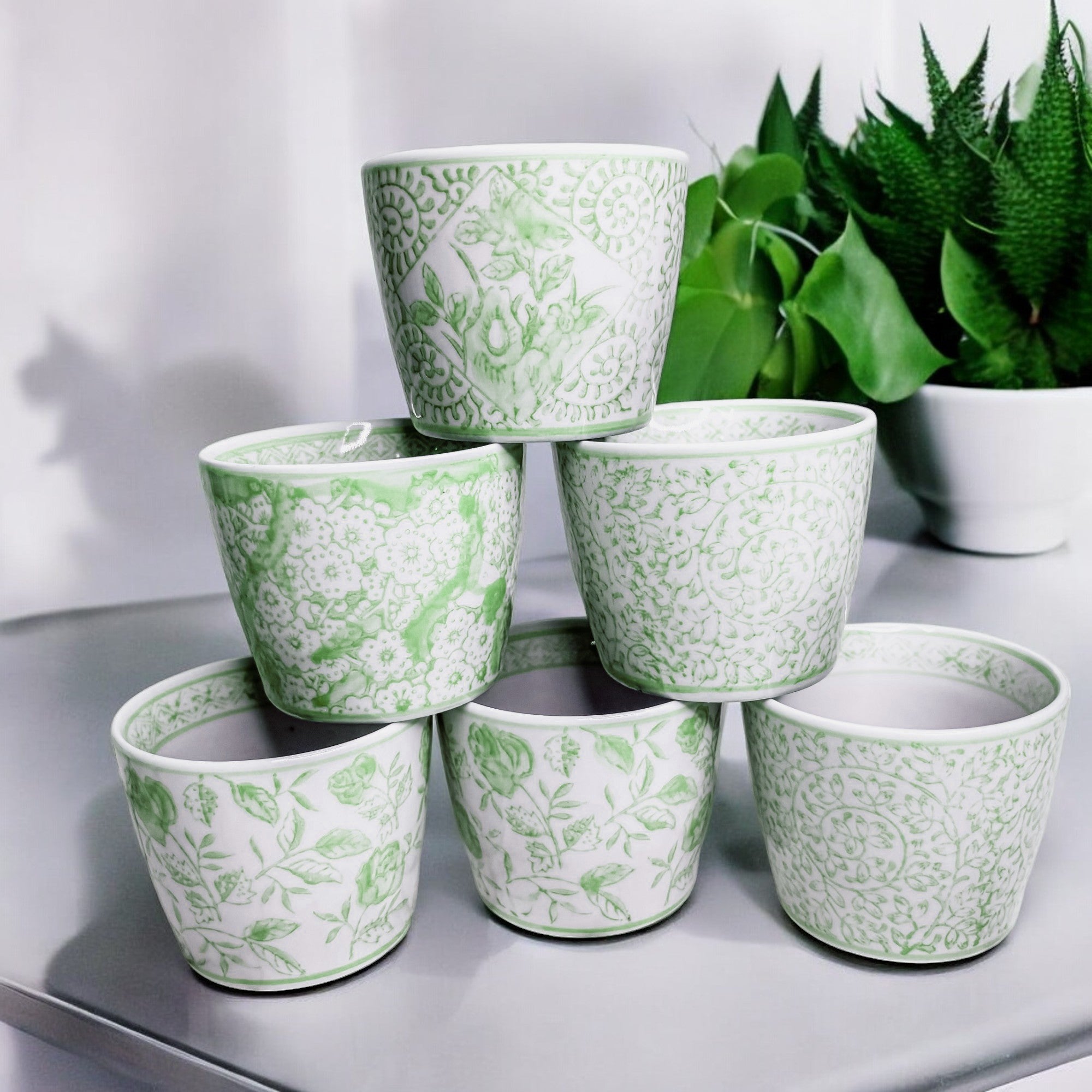 Mini Green Cachepots Gia Roma