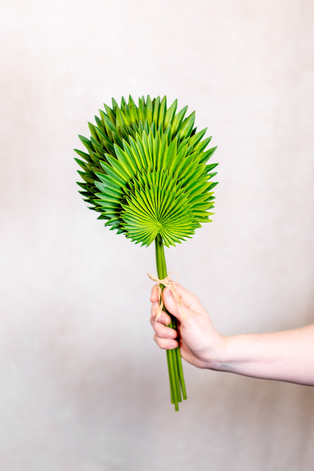 Fan Palm Leaf Bundle Real Touch Branches Designs