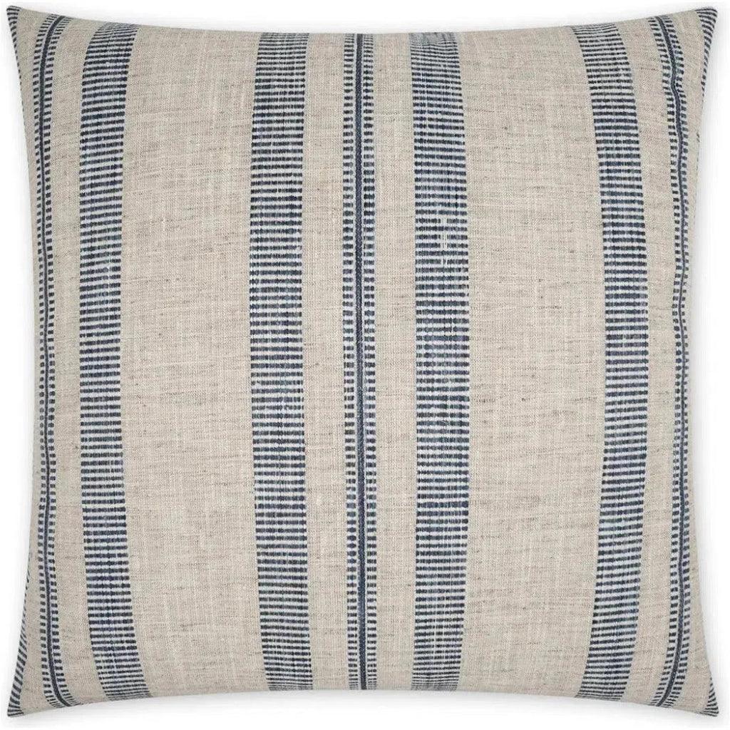 Issue Indigo Stripes Blue Large Throw Pillow Insert