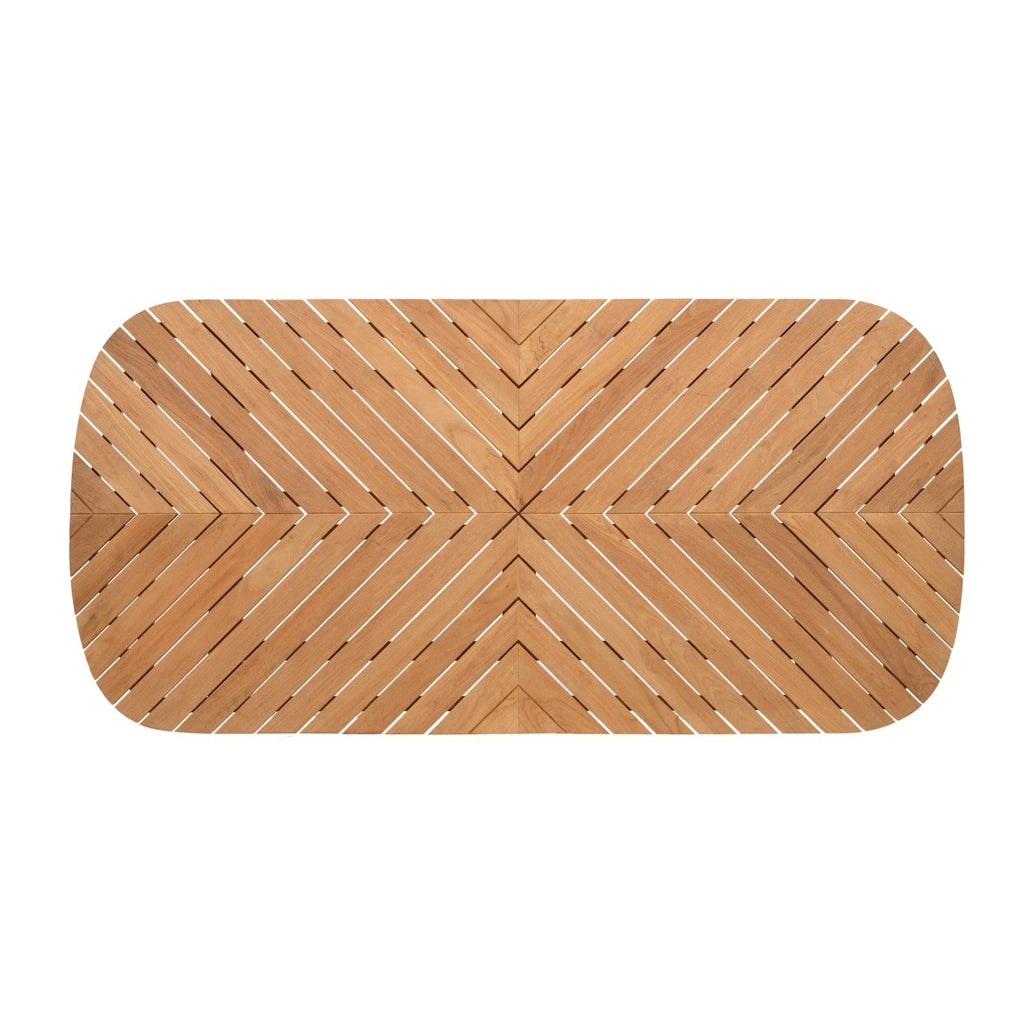Jade Rectangular Teak Big Table LifestyleGarden US