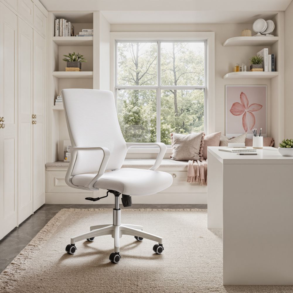 Jett Mesh Fabric Low Back Office Chair LOOMLAN