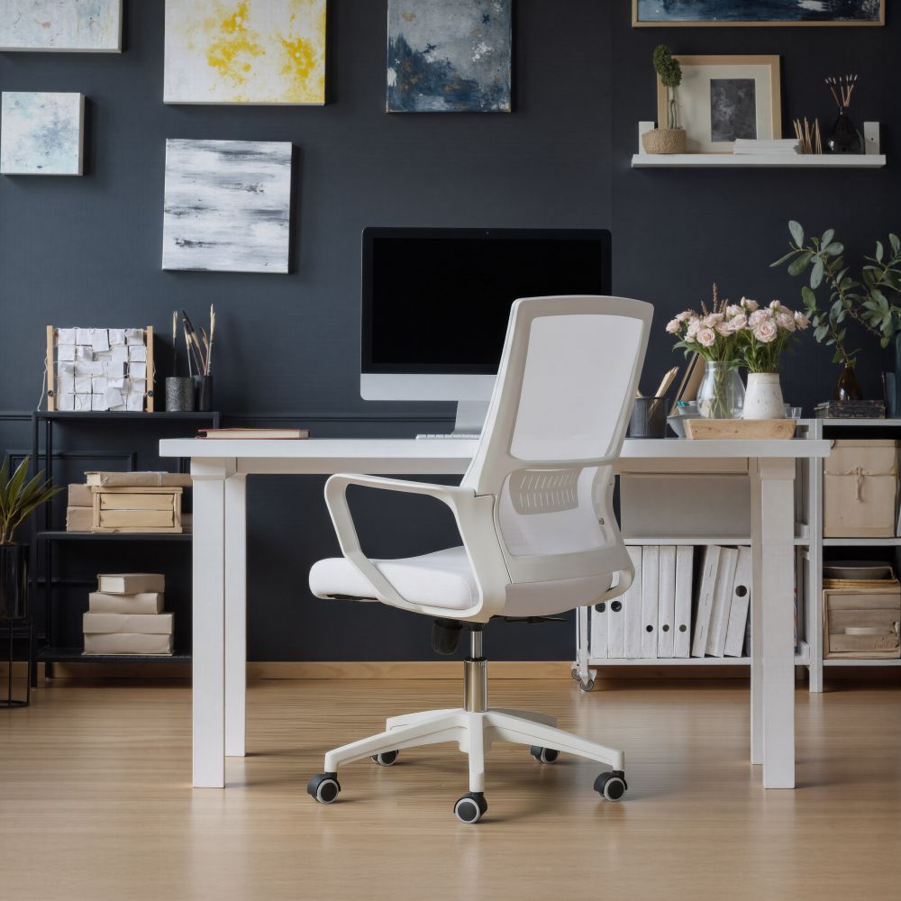 Jett Mesh Fabric Low Back Office Chair LOOMLAN