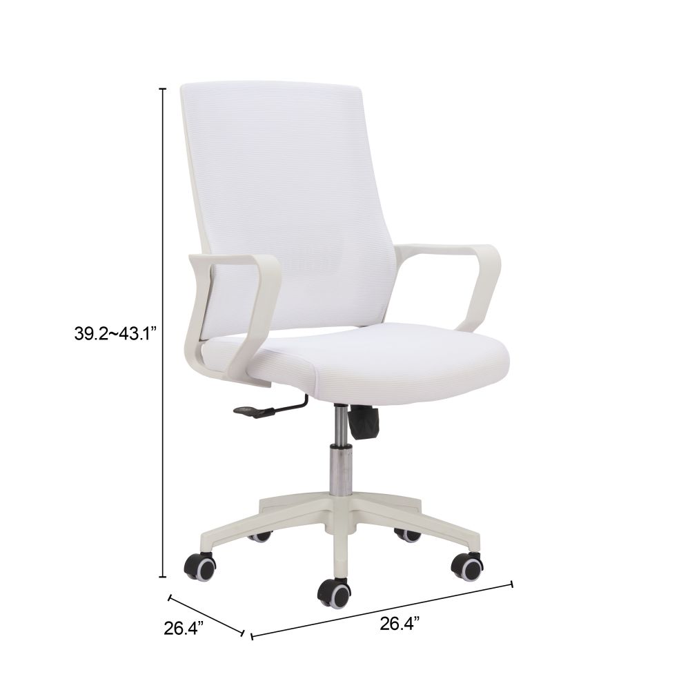 Jett Mesh Fabric Low Back Office Chair LOOMLAN