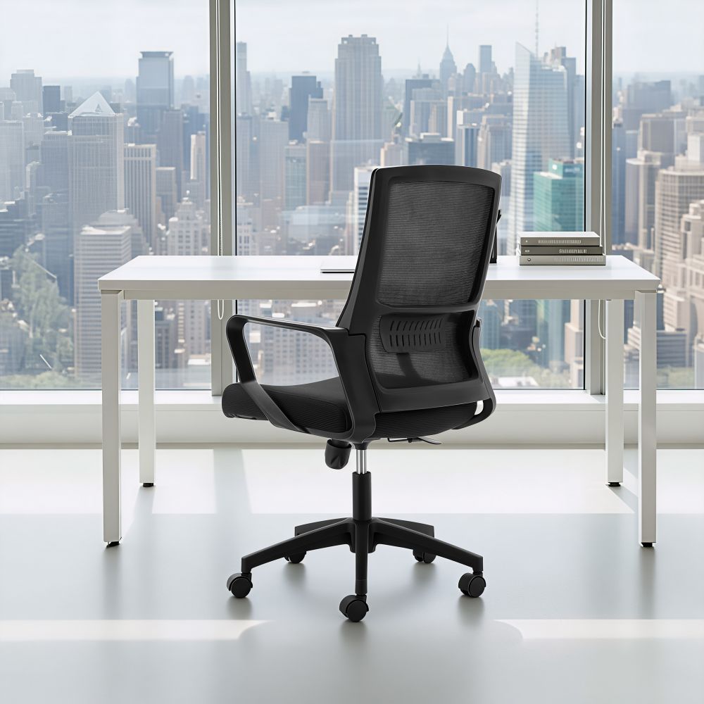 Jett Mesh Fabric Low Back Office Chair LOOMLAN