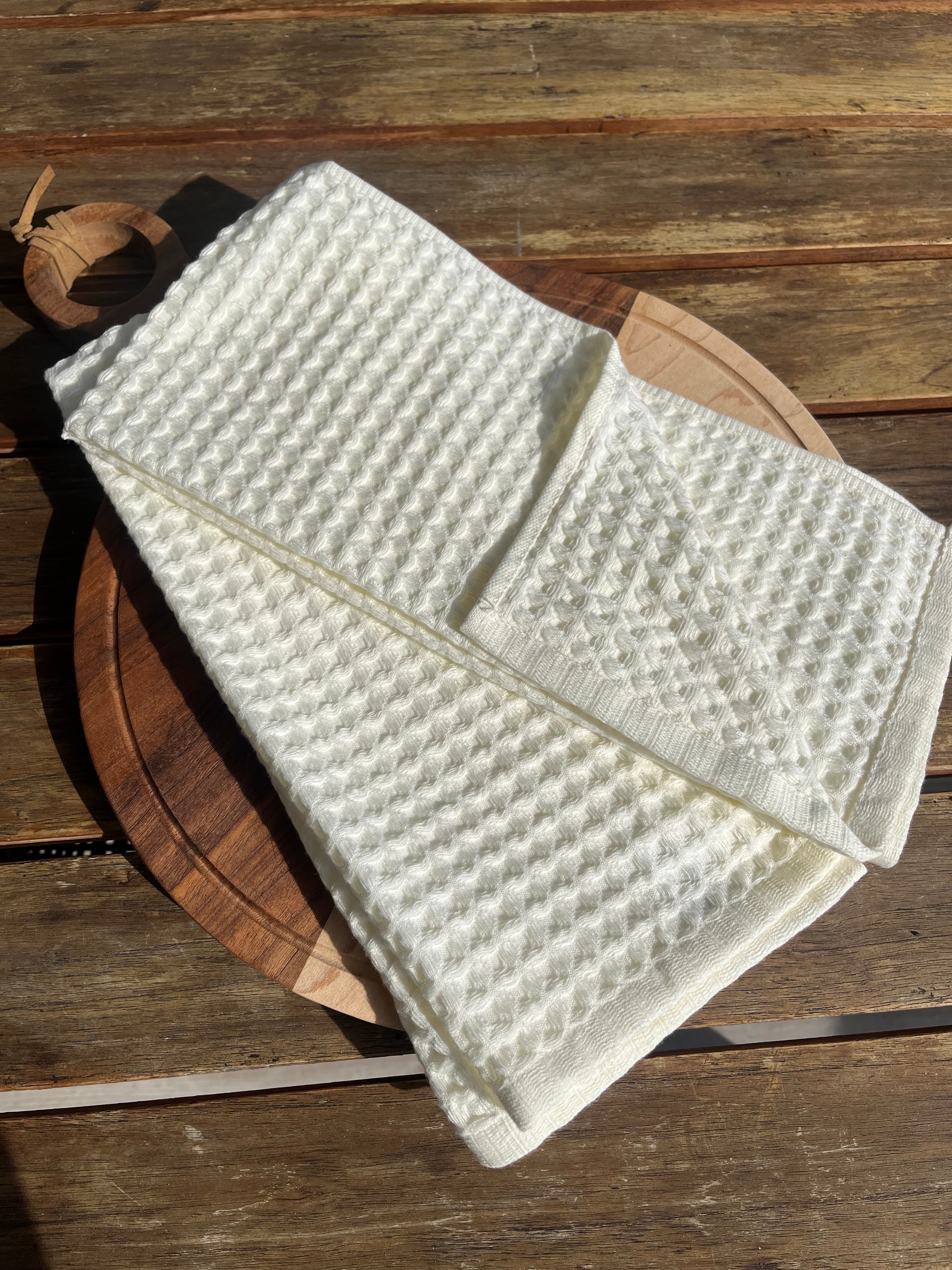Verona Waffle Kitchen Towels - Set of 2 Busa Designs