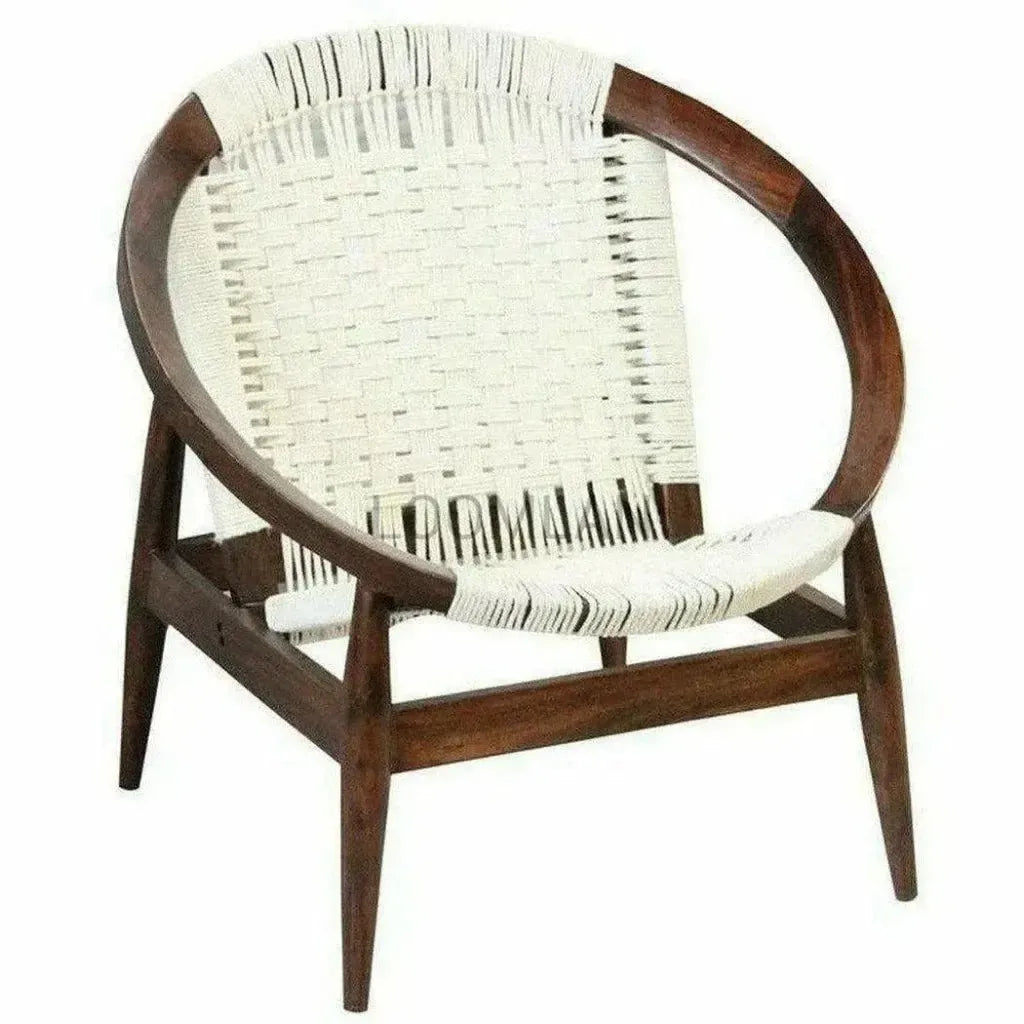 Kareth Brown Barrel Accent Chair