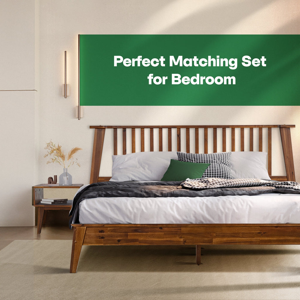 Kaylin Solid Wood Bed Frame Megsu