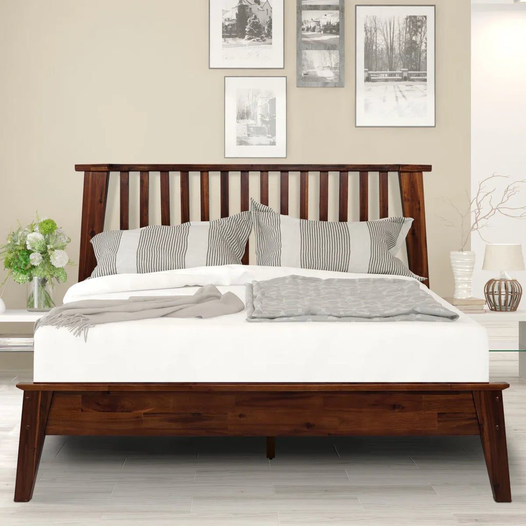 Kaylin Solid Wood Bed Frame Megsu