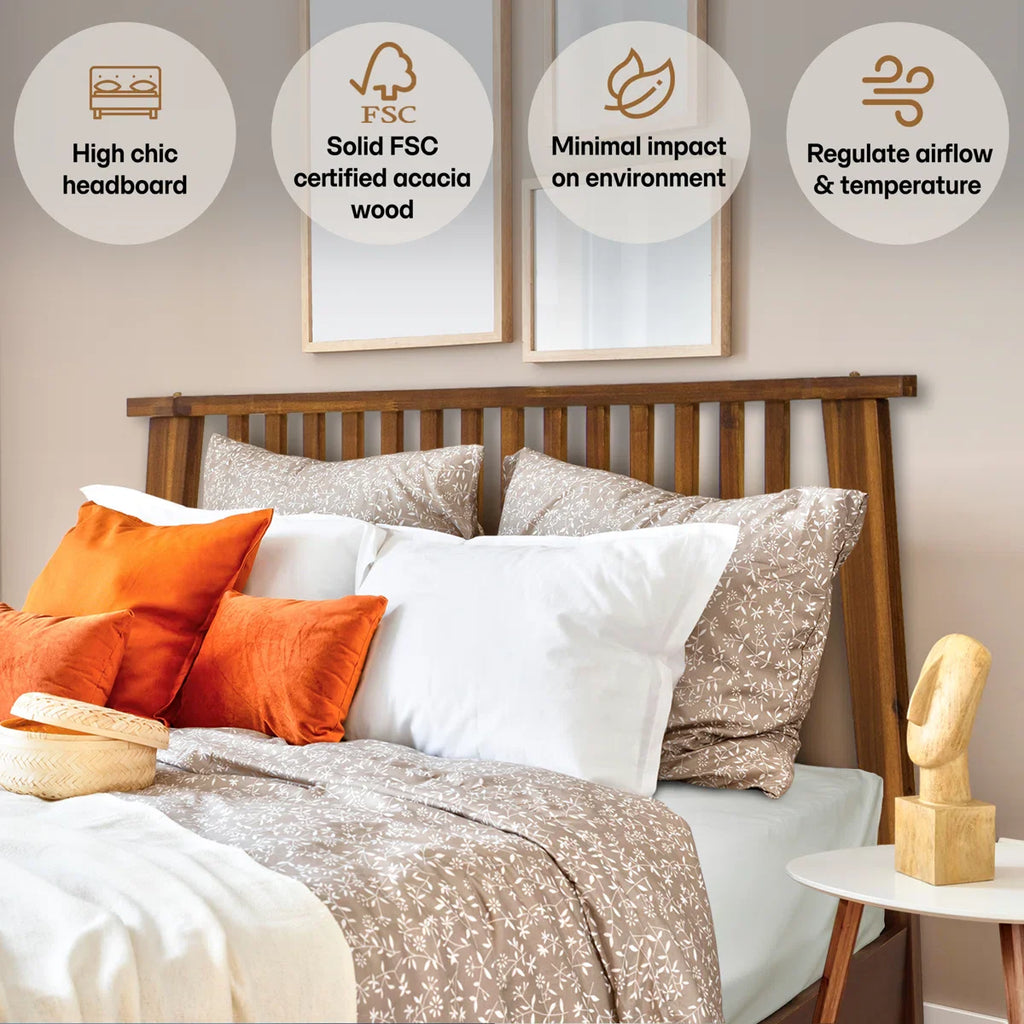 Kaylin Solid Wood Bed Frame Megsu