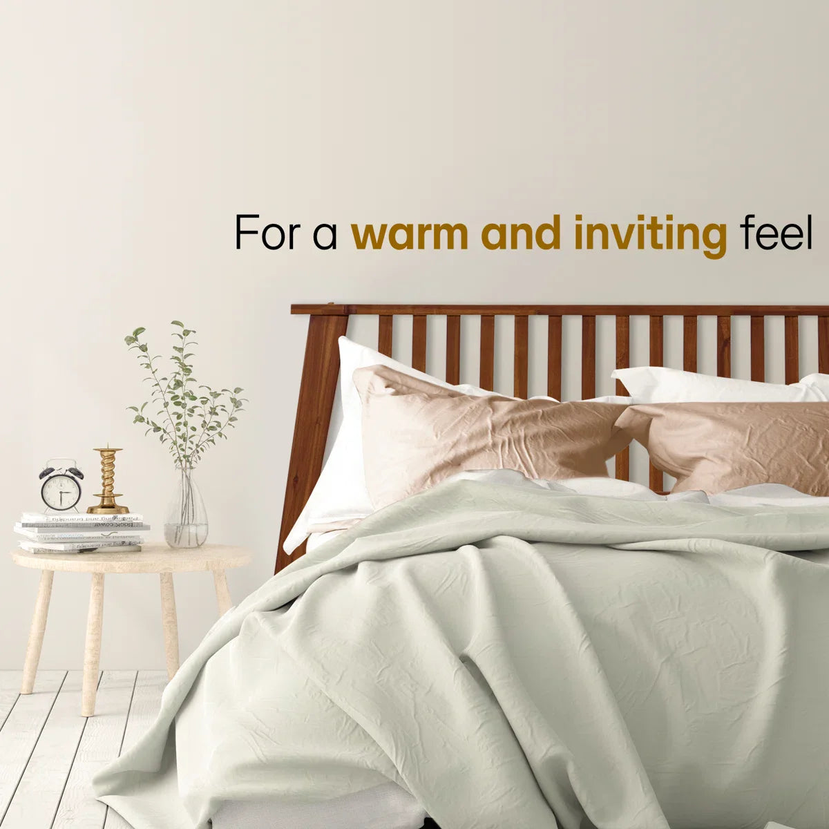 Kaylin Solid Wood Bed Frame Megsu