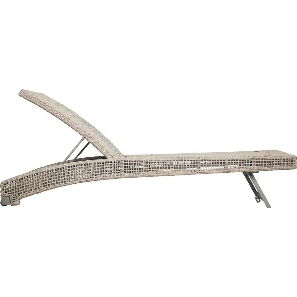 Keys Pool Chaise 2PC Light Gray Outdoor Lounge Sets