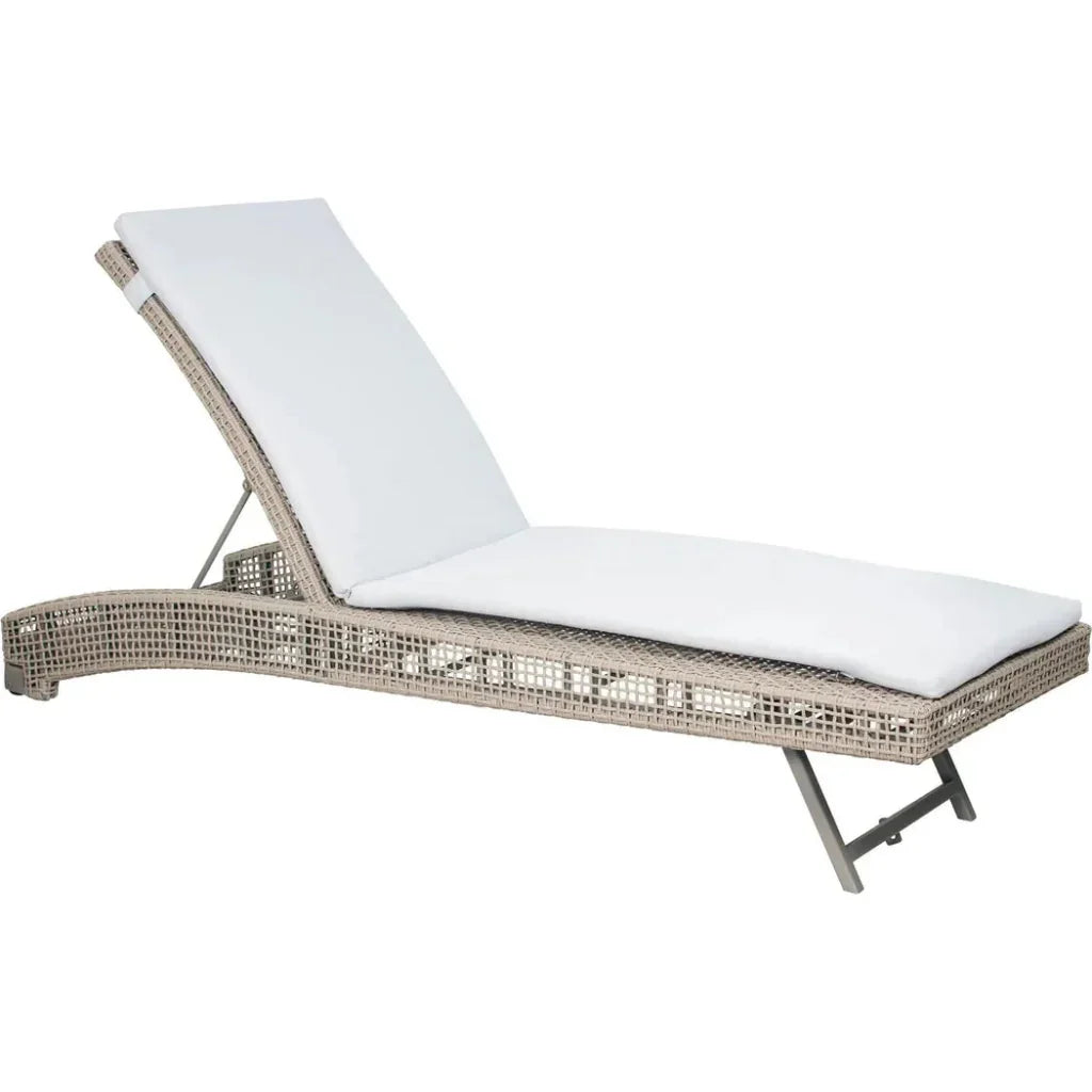Keys Pool Chaise 2PC Light Gray Outdoor Lounge Sets