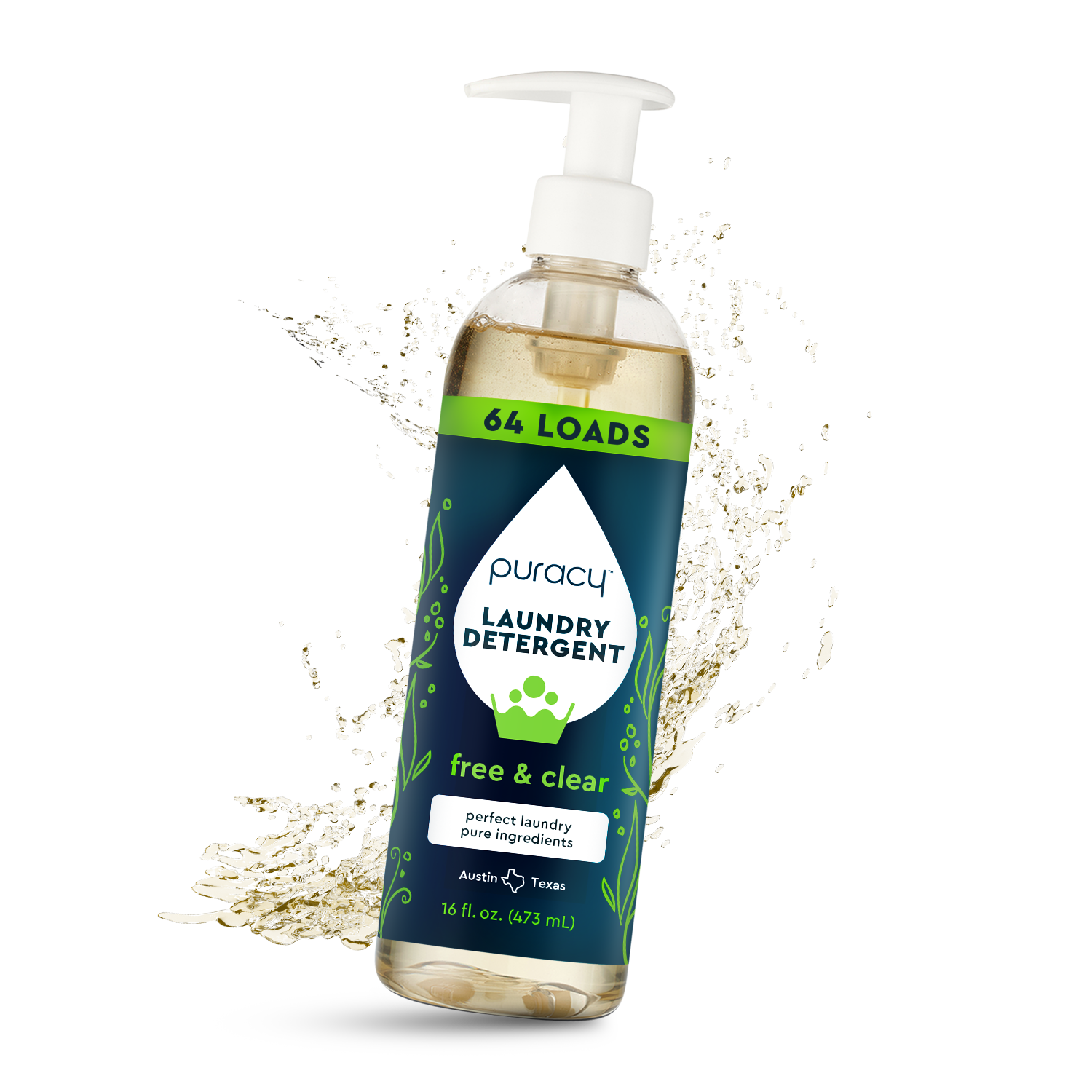 Laundry Detergent (Concentrated, Sulfate-Free) Puracy