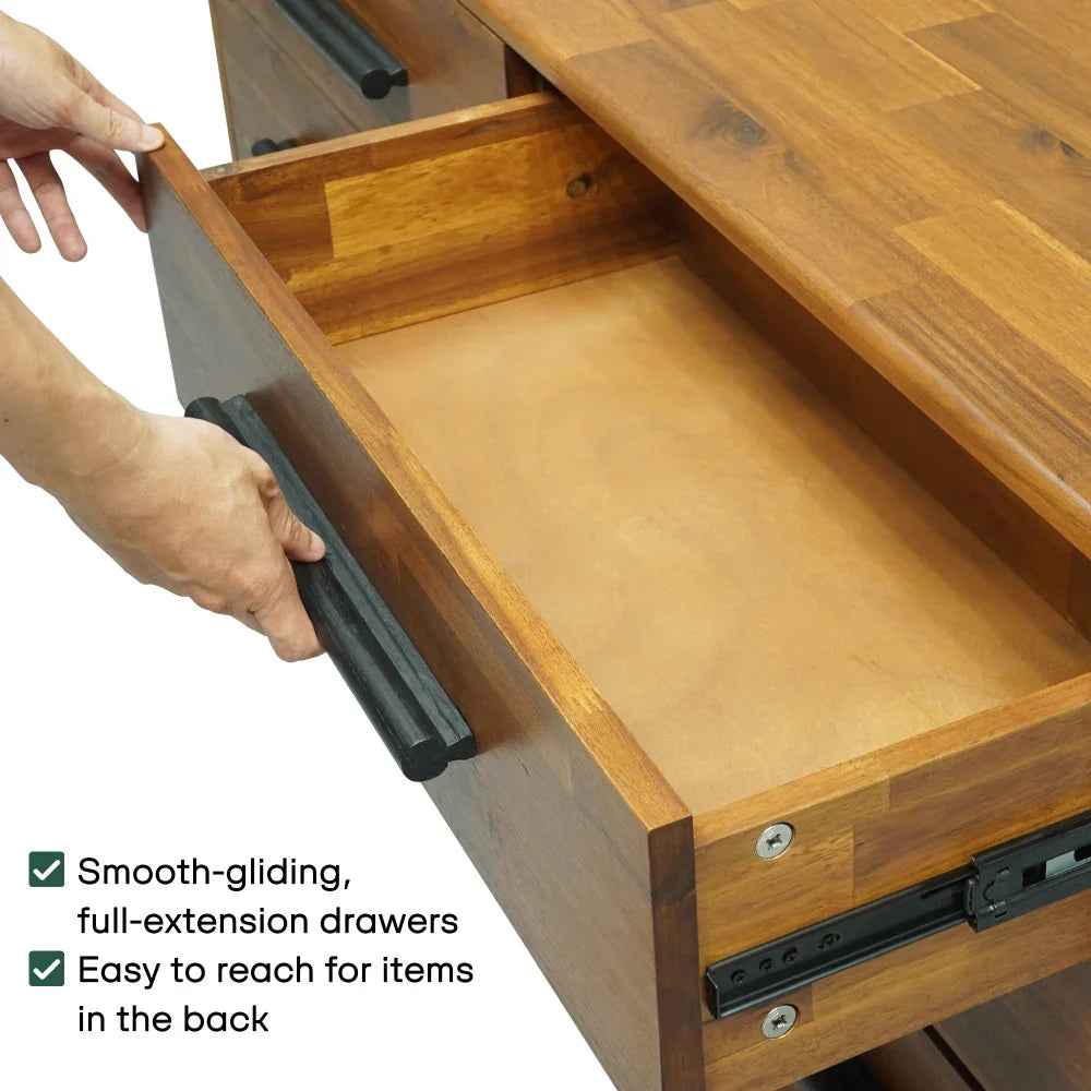 Legacy Solid Wood Dresser Megsu