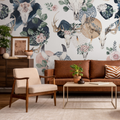 Lawless Rose Wallpaper - 10 FT H X 15.8 FT W LUXE WALL BLUSH