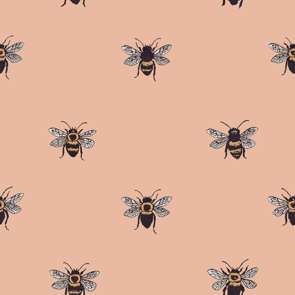 Life of Bees (Pink) Wallpaper WALL BLUSH