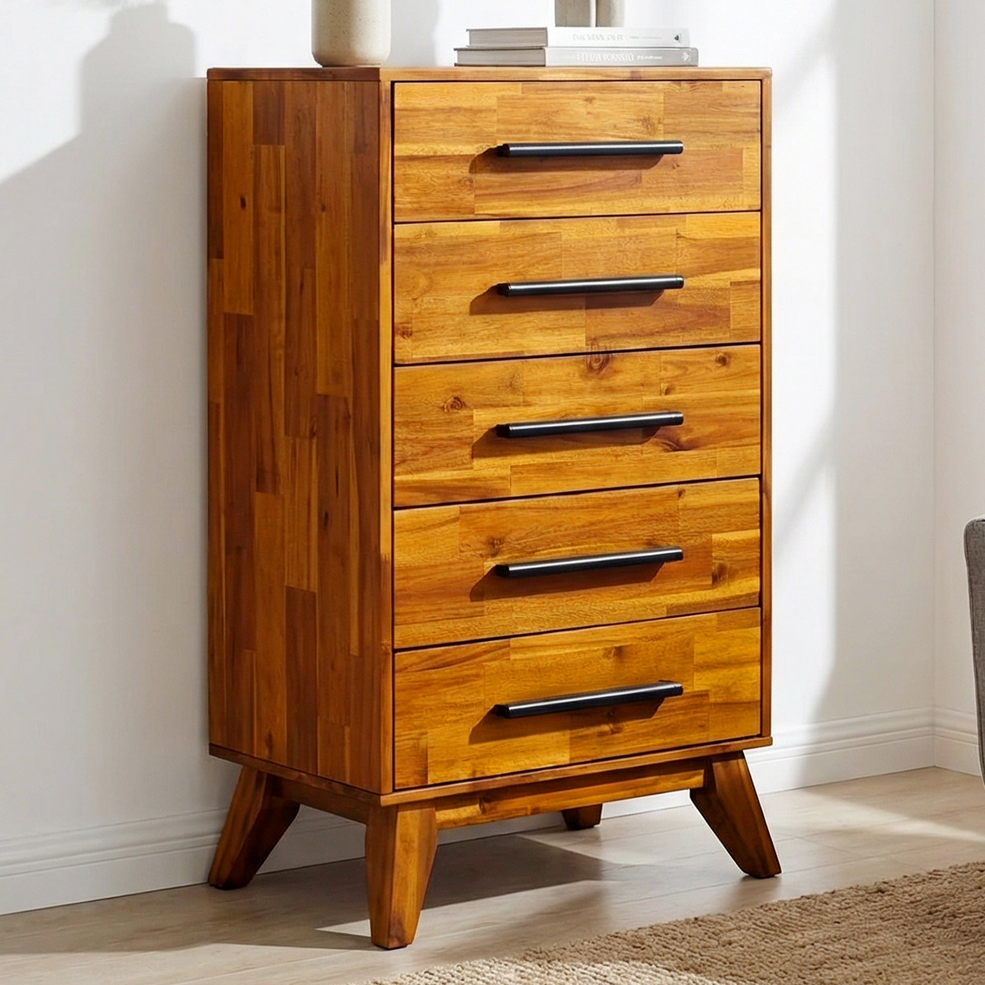 Linea Solid Wood Dresser Megsu