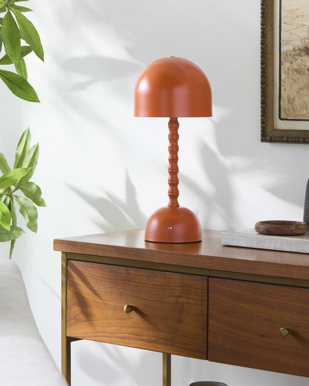 Magdagachi Orange Table Lamp Boutique Rugs
