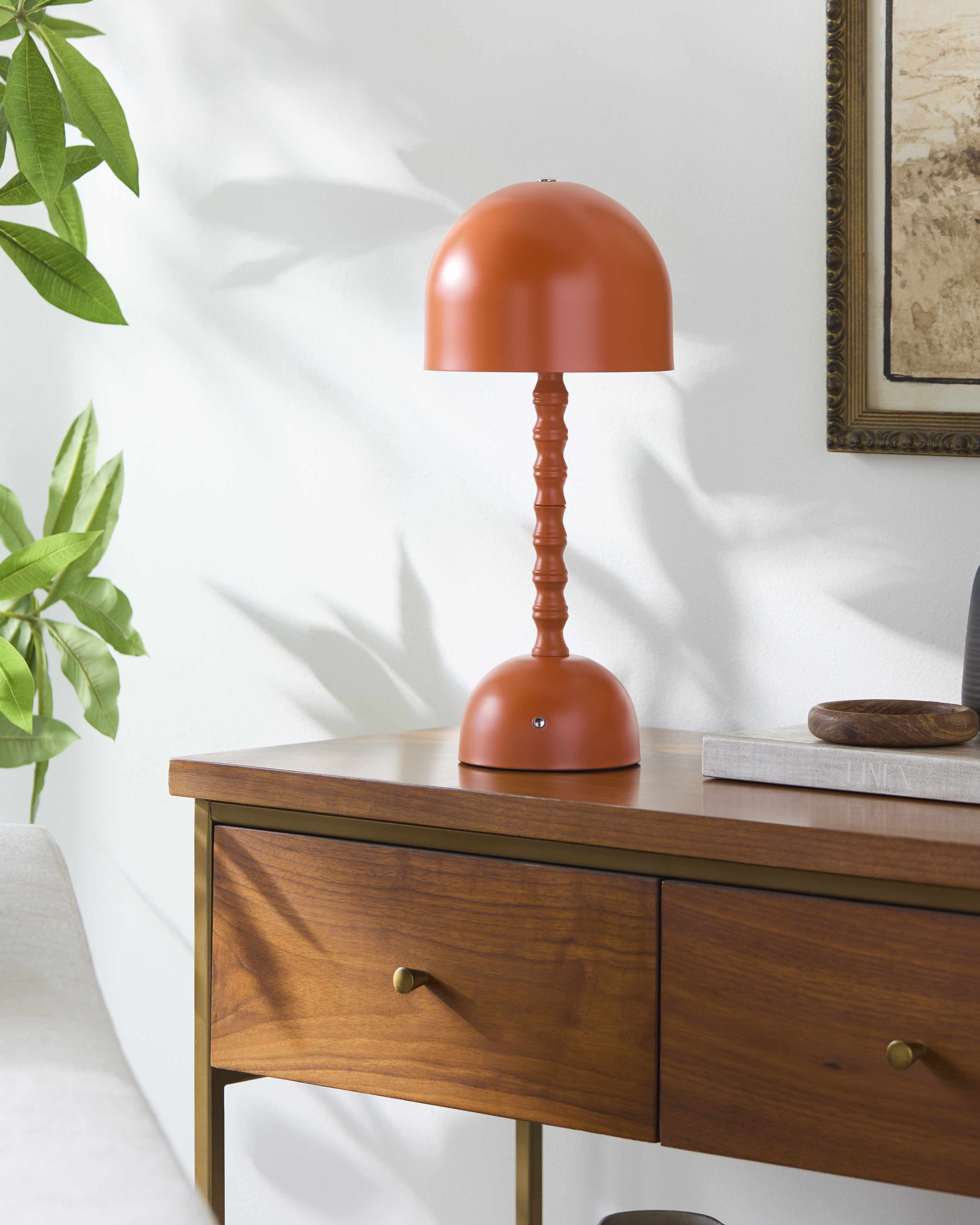 Magdagachi Orange Table Lamp Boutique Rugs