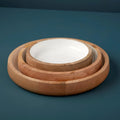 Madras Classic Nesting Bowls, Set of 3 Tea + Linen