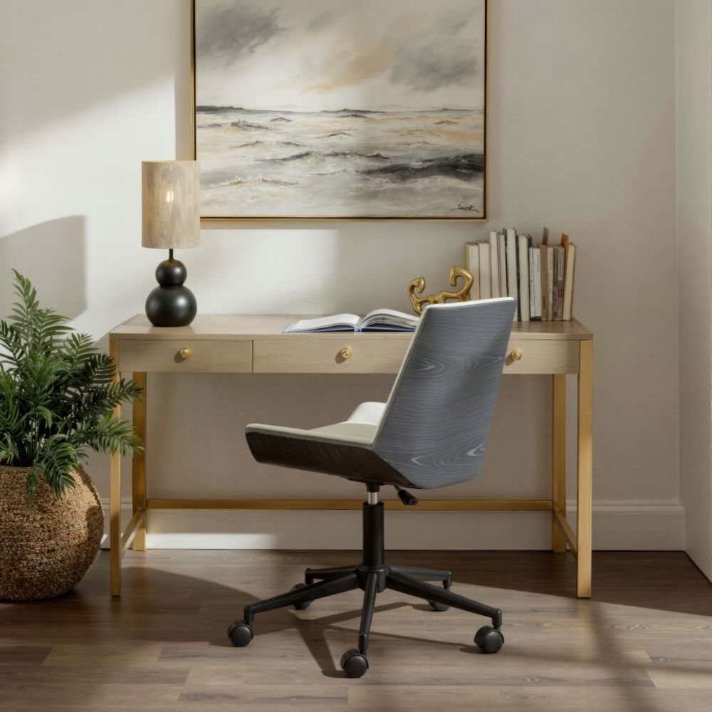 Maker Faux Leather Office Chair LOOMLAN