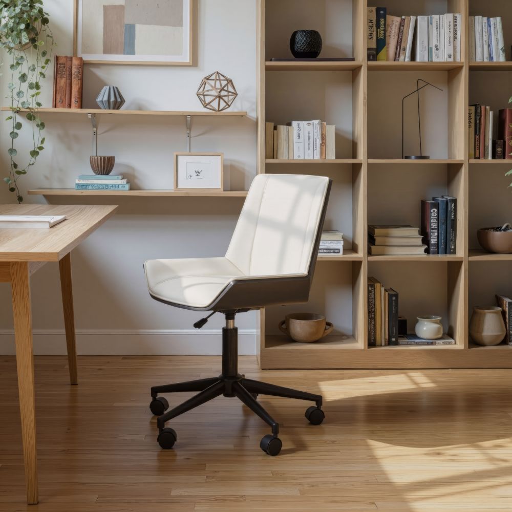 Maker Faux Leather Office Chair LOOMLAN