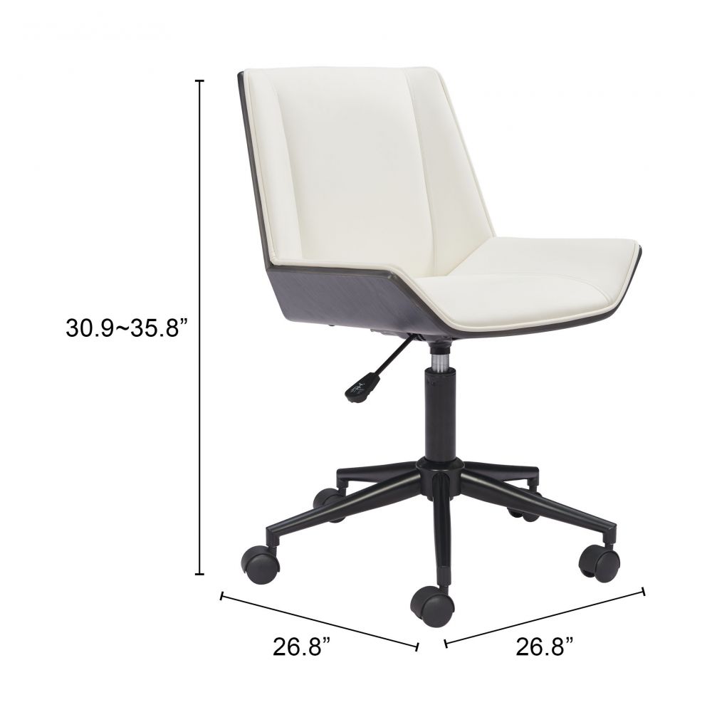 Maker Faux Leather Office Chair LOOMLAN