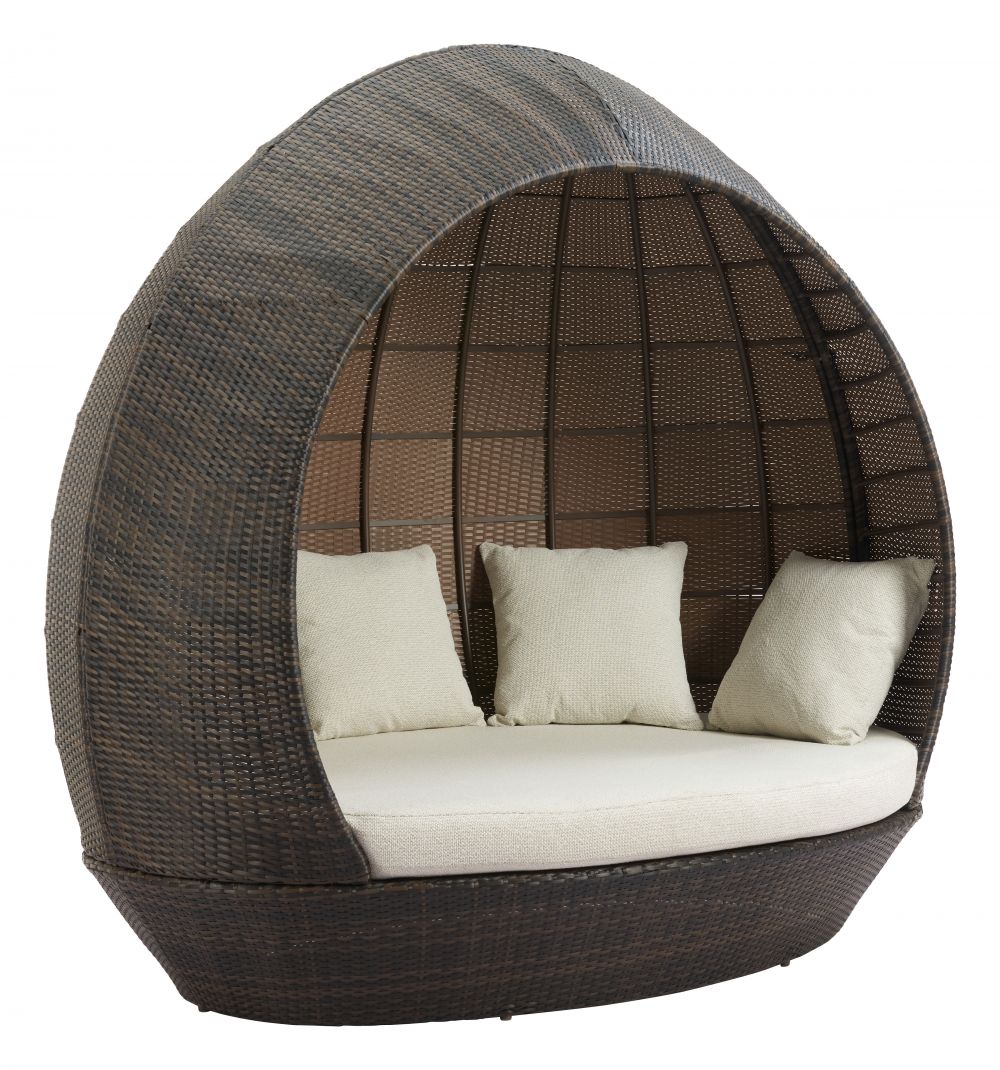 Marisol Olefin Fabric Outdoor Daybed LOOMLAN