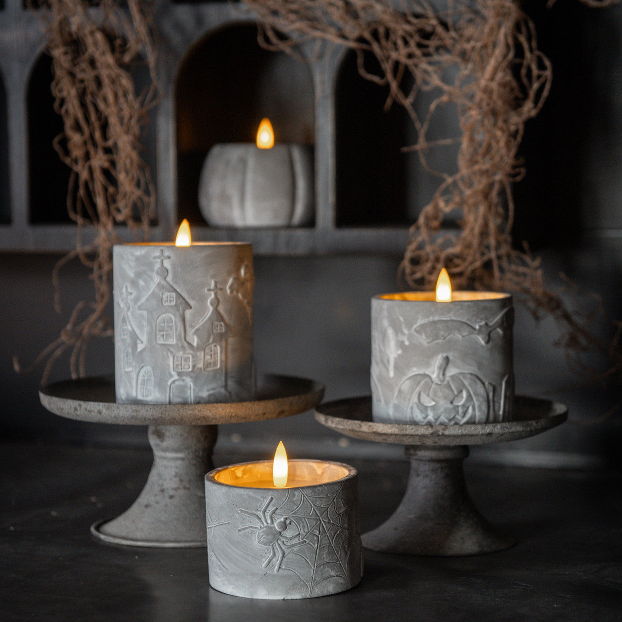 HAUNTED 3D FLAME CANDLES Purple Box Boutique