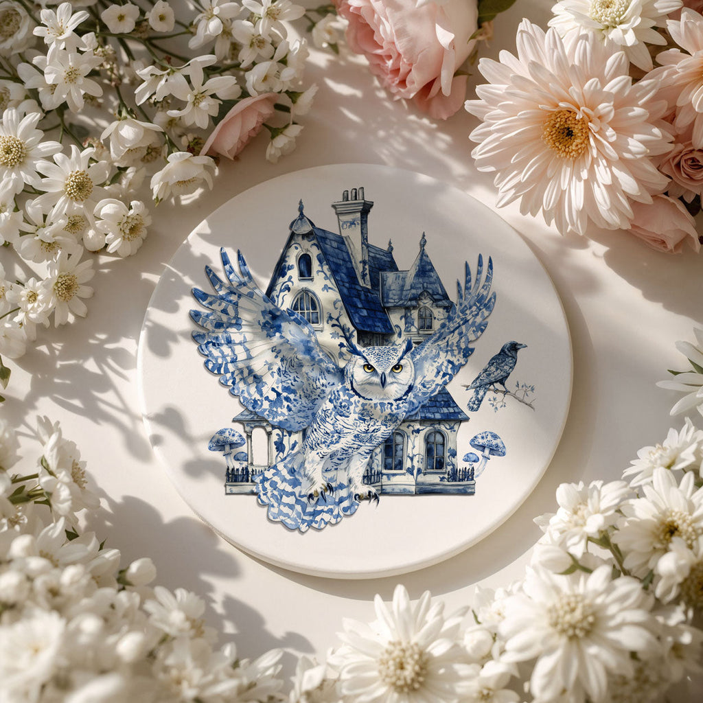 Chinoiserie Halloween Coasters Gia Roma