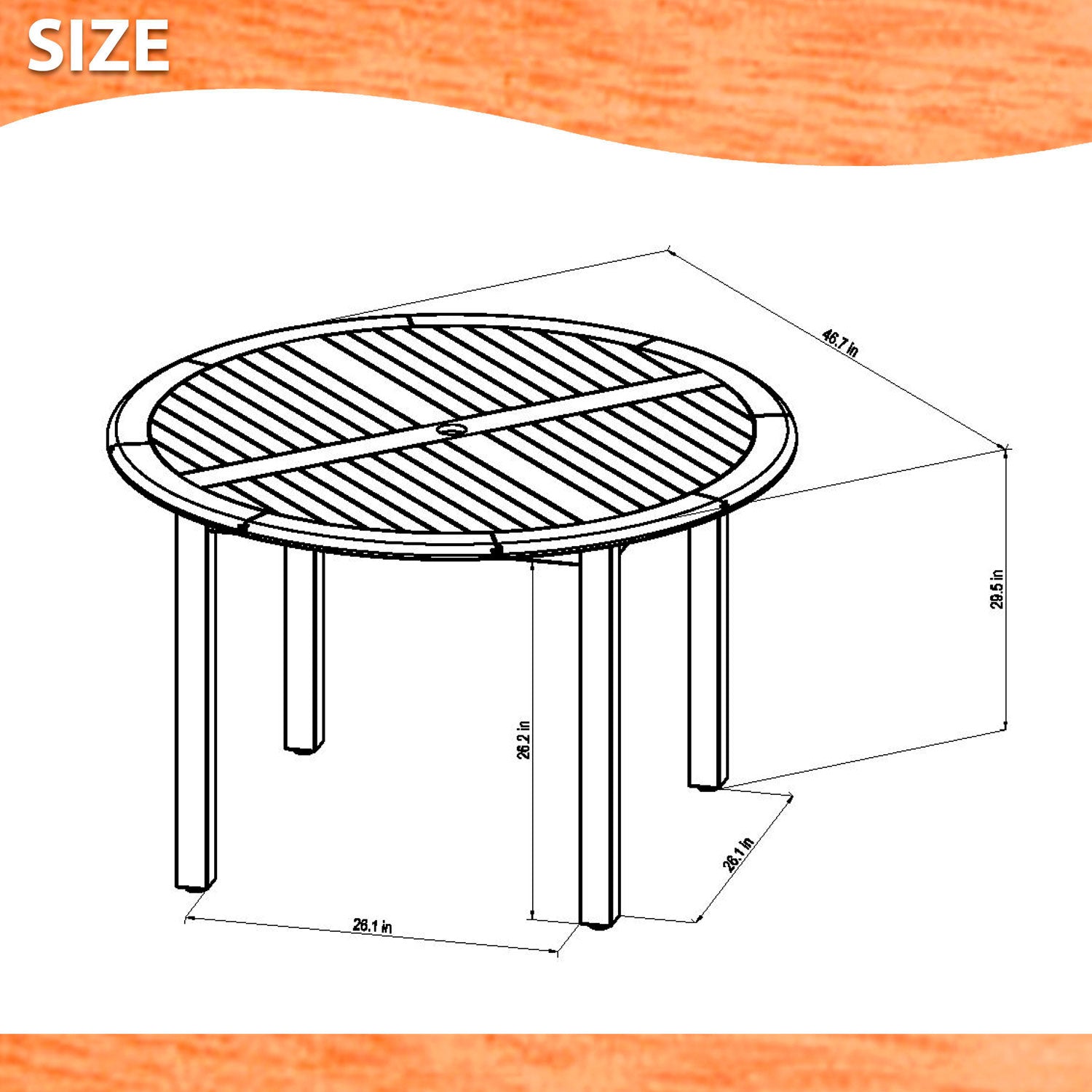 Oldbury Round Table and 4 Manhattan Black Armchair Dining Set LifestyleGarden US