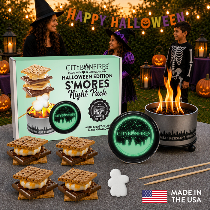 Halloween Glow in the Dark S'mores Night Pack City Bonfires