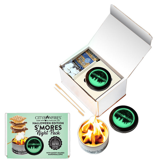 Halloween Glow in the Dark S'mores Night Pack City Bonfires