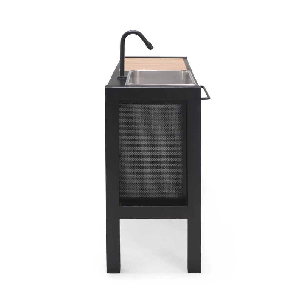Panama Dark Outdoor Kitchen LifestyleGarden US